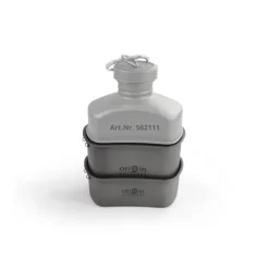 RL562112 - ORIGIN OUTDOORS Set 2 Quarts Titane 750mL + 400mL & Couvercle