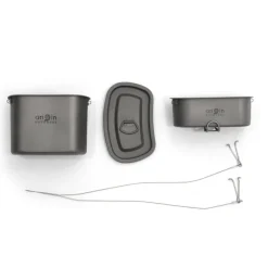 RL562112 - ORIGIN OUTDOORS Set 2 Quarts Titane 750mL + 400mL & Couvercle
