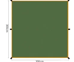 RL310844 - Origin outdoors Tarp 3 x 3 m vert
