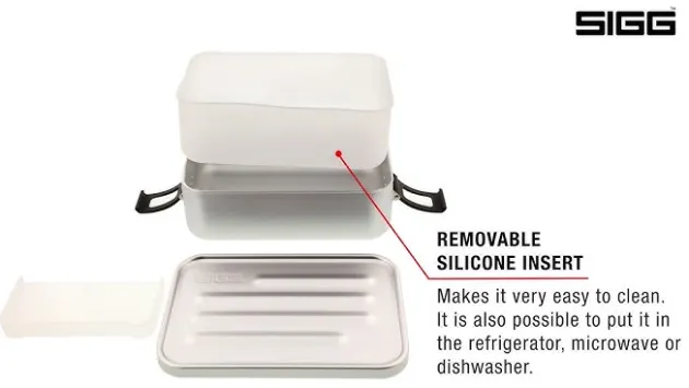 RL207500 - SIGG Food Box Small Alu+Prolypropylene ARGENT