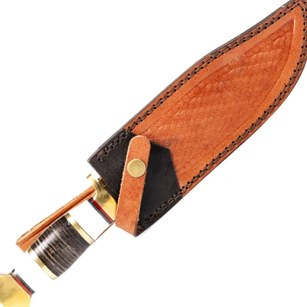 RR2166 - Rough Rider Brass Bowie