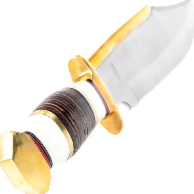 RR2166 - Rough Rider Brass Bowie