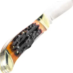 RR1804 - Rough Ryder Hunter Brown Stag Bone