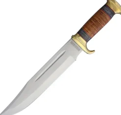 RR2006 - Rough Ryder Stacked Leather Bowie