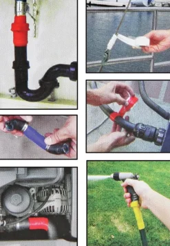 RT01019 - Rescue Tape Ruban de Réparation Auto-Adhésif Ultra Résistant NOIR