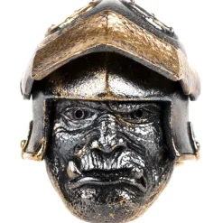 RUSB55 - RussBead Ork avec casque Bronze
