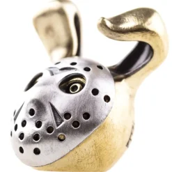 RUSB17- RussBead Silent Rabbit Argent et Laiton