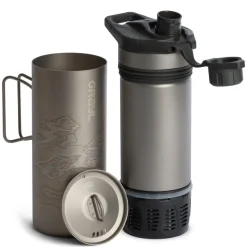 411-SEA-SL-ODG - GRAYL 710mL Geopress Titanium + Couvercle de cuisson OD