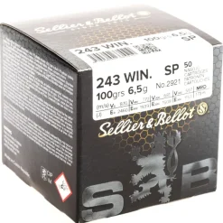 764285 - Sellier&Bellot Cartouches 243 SP 100 GRS X 50