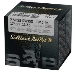 780991 - SELLIER BELLOT 7,5x55 FMJ x50