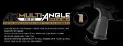 SI-AR-MAPG-FDE - STRIKE INDUSTRIES AR Multi-Angle Pistol Grip FDE