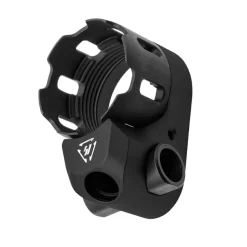 SI-AR-TRIBUS-BK - Strike Industries - Tribus Version 2 Enhanced Castle Nut et Extended End Plate avec attache QD pour AR-15