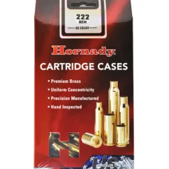 SID774649 HORNADY 222Rem Douilles non amorcées par50
