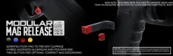 SI-G3-MAGRELEASE - Strike Industries Modular Magazine Release for Gen 1-3 GLOCK™ Black