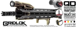 si-gridlok-black-15 - Strike Industries Gridlok Main body with Sights and rail attachment - Black