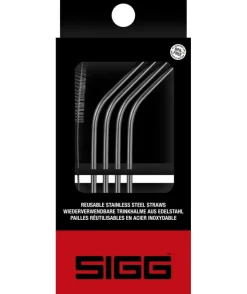 SIGX8860.3 - Sigg set de 4 pailles en inox