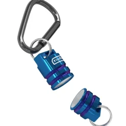 SIL005SSBLU - Silipac Mousqueton connecteur magnétique inox Bleu