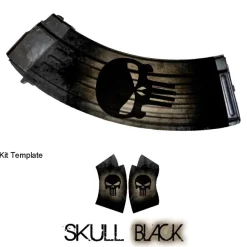 Skull Black - Gunskins Gunskins AK-47 Mag Skin