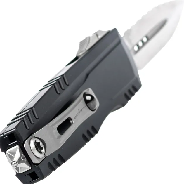 1270-12S - Microtech Luminary ZBP DE F/S Black Standard