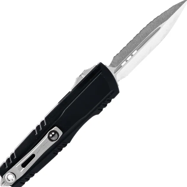 1270-12S - Microtech Luminary ZBP DE F/S Black Standard