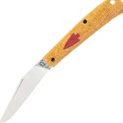 Smith & Sons Marshland Trapper Apache Knapped Natural Canvas Micarta