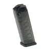 SMK-GLK-17 - ETS Polymer Magazine for Glock 17 / 18 / 19 / 19X / 26 / 34 / 45 9x19 mm 17 rounds Carbon Smoke Series