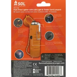 SOLFIRE1243 - Adventure medical SOL Briquet sans gaz et lampe