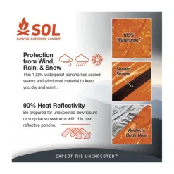 SOLPONCHO - Adventure Medical SOL Poncho de survie