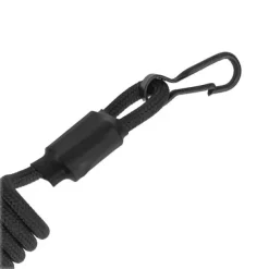 SPC29574 - EDCX Cordon spirale de sécurité avec boucle de ceinture vert armée