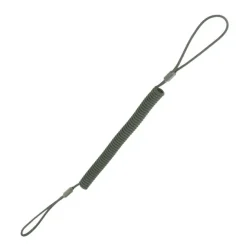 SPC29572 - EDCX Cordon spirale de sécurité avec boucles paracorde vert armée