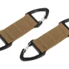 SPC18944 - 101 Inc. Double mousquetons Molle Coyote