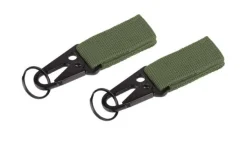 SPC18949 - 101 Inc. Mousqueton passant MOLLE avec anneau vert olive