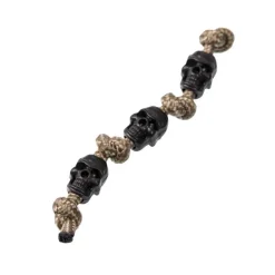 SPC29405 - Mil-Tec Bead Skull noir par 10