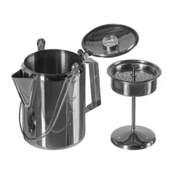 SPC28986 - Mil-Tec Cafetière inox avec percolateur 1,2 l