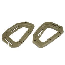 SPC18240 - Mil-Tec Mousqueton Molle Tactique par 2 Coyote