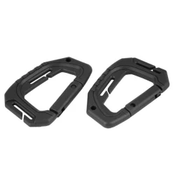 SPC18239 - Mil-Tec Mousqueton Molle Tactique par 2 Noir