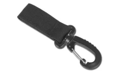 SPC3849 - Mil-Tec Mousqueton pivotant sur passant Noir