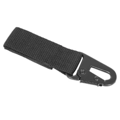 SPC10019 - Mil-Tec Passant avec mousqueton acier Noir