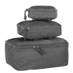 SPC23160 - Mil-Tec Set de 3 poches de rangement mesh Noir