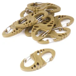 SPC28259 - Mil-Tec Set de 10 S-Hooks Coyote