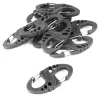 SPC28258 - Mil-Tec Set de 10 S-Hooks Noir