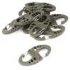 SPC28257 - Mil-Tec Set de 10 S-Hooks Olive