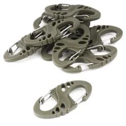 SPC28257 - Mil-Tec Set de 10 S-Hooks Olive