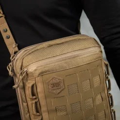 SPC41180 - M-TAC Laser Cut Hex Shoulder Bag - Cordura - Coyote