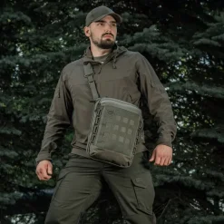 SPC41181 - M-TAC Laser Cut Hex Shoulder Bag - Cordura - Ranger Green