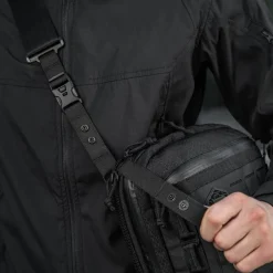 SPC41305 - M-TAC Pocket Bag Vertical Laser Cut Hex - NOIR