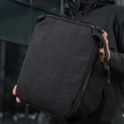 SPC41305 - M-TAC Pocket Bag Vertical Laser Cut Hex - NOIR