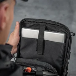 SPC41305 - M-TAC Pocket Bag Vertical Laser Cut Hex - NOIR
