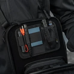 SPC41305 - M-TAC Pocket Bag Vertical Laser Cut Hex - NOIR