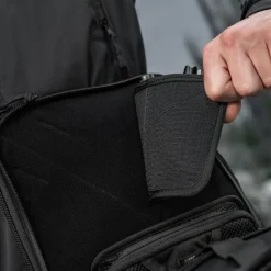 SPC41305 - M-TAC Pocket Bag Vertical Laser Cut Hex - NOIR